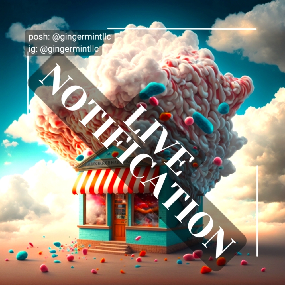 ✨️✨️@gingermintllc LIVE notification ✨️**Like this to be notified!!!**💎💖✨️